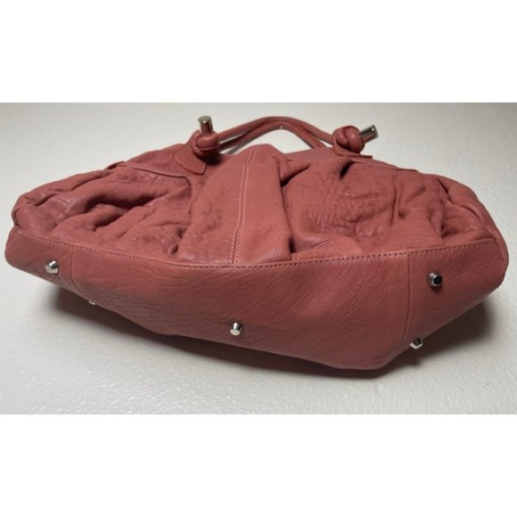 Sundance | Coral Boho Leather Super Slouch Hobo Handbag - Picture 9 of 10